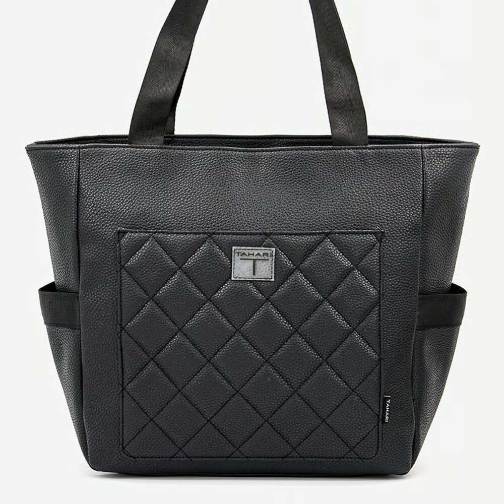 NEW Tahari black tote bag shoulder